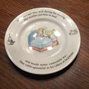 Wedgewood Peter Rabbit plate, perfect condition